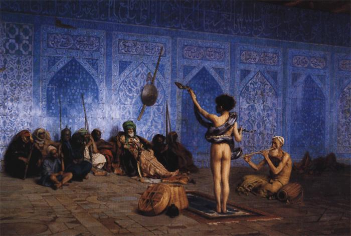 Jean - Leon Gerome The Snake Charmer oil painting image